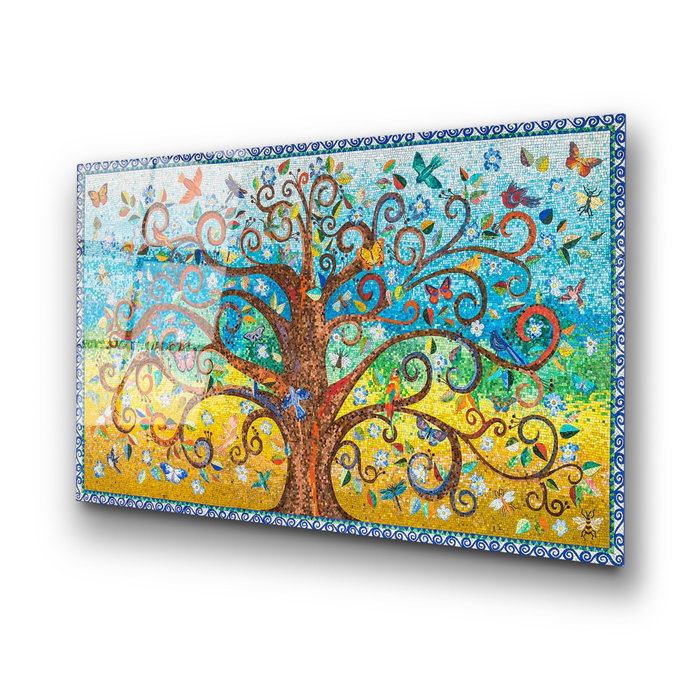Wallity Cuadro Árbol de la Vida de Gustav Klimt 70 x 100 cm
